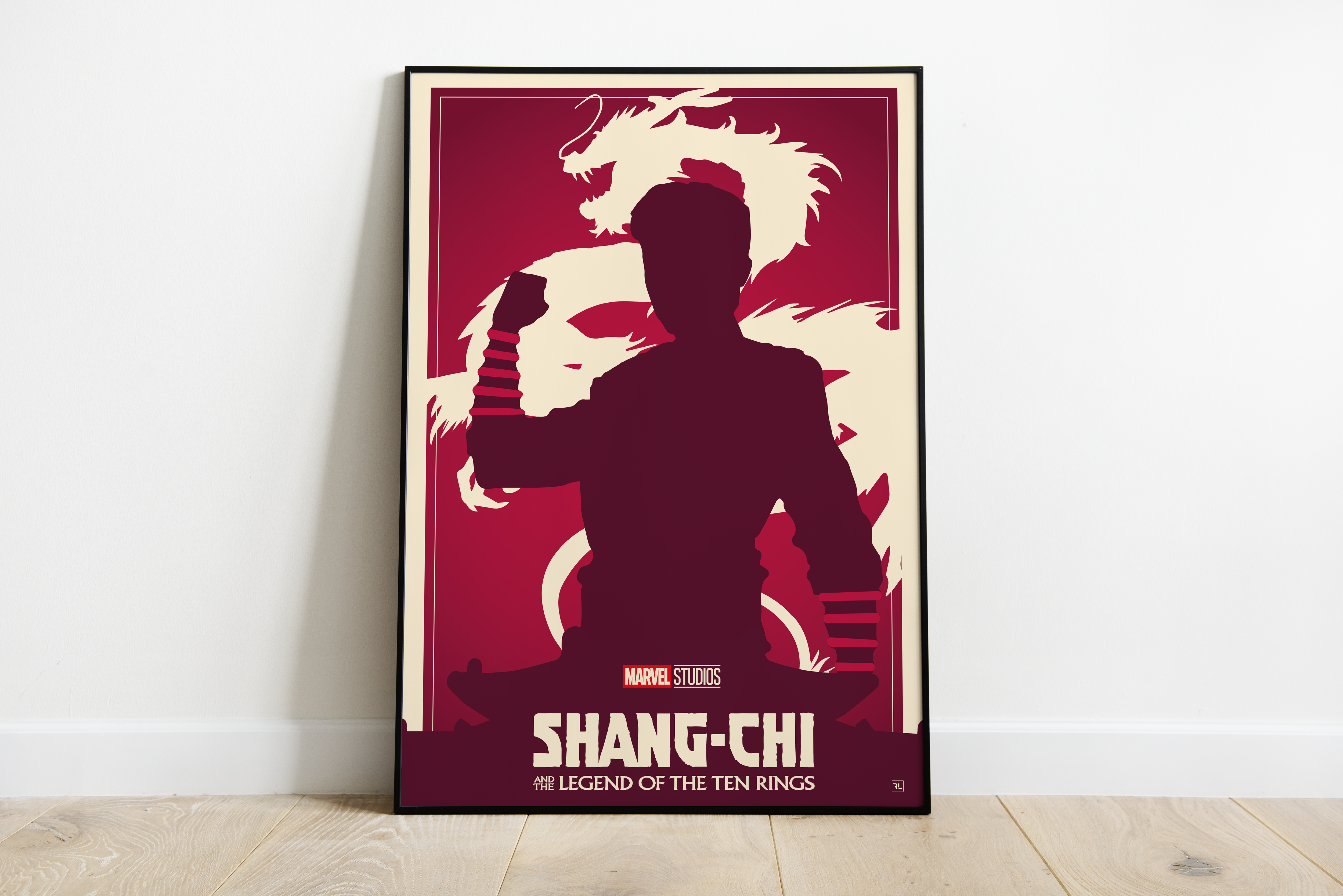 illustration vectorielle poster art marvel ShangChi